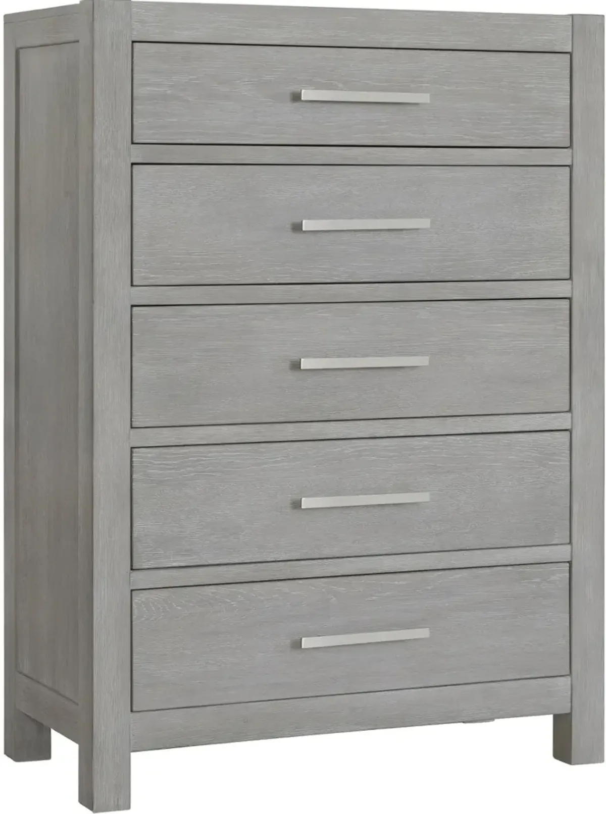 Millwork Gray Chest of Drawers