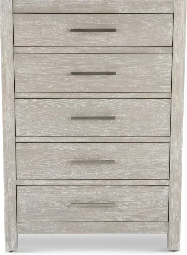 Millwork Gray Chest of Drawers