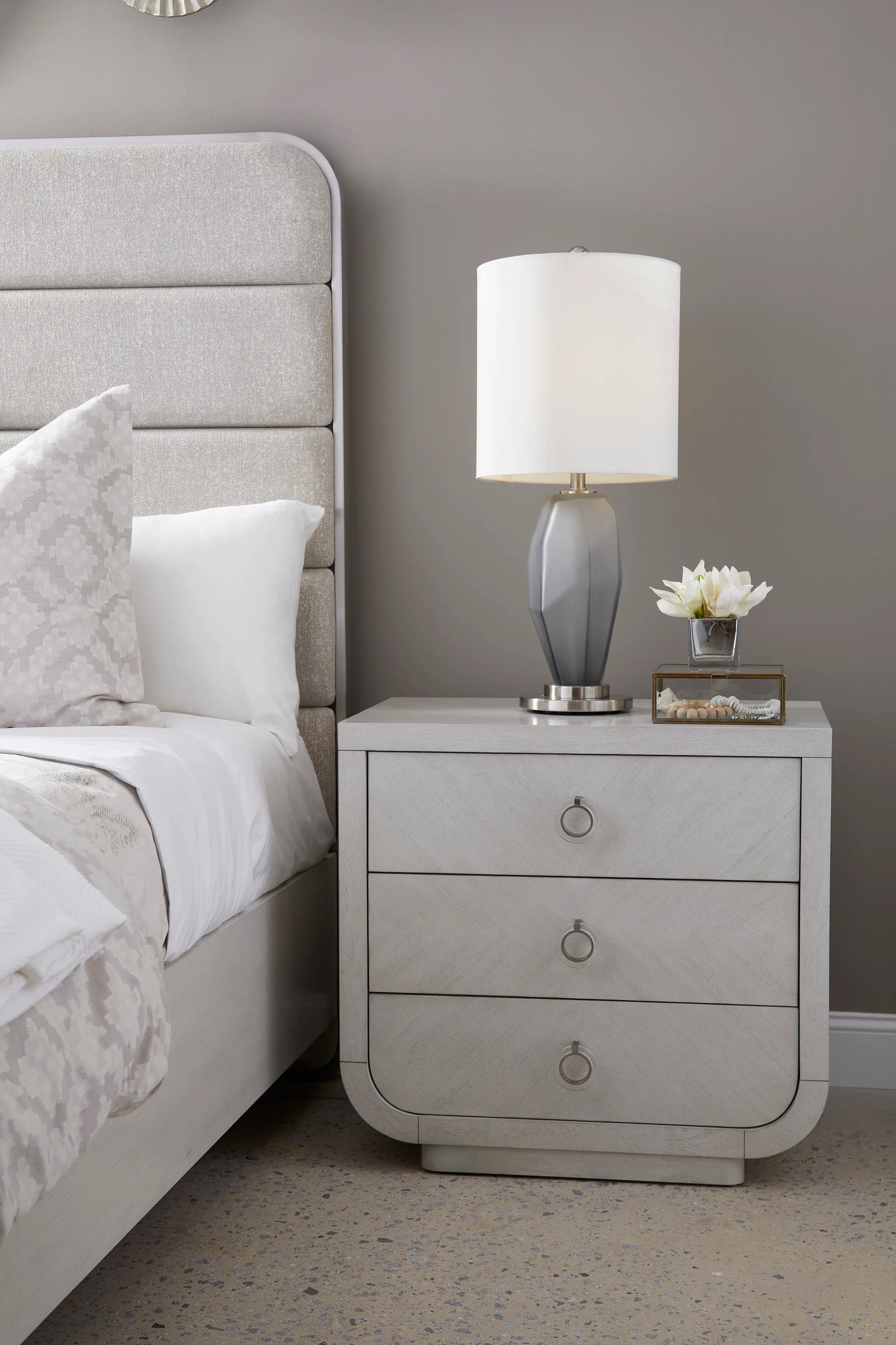 Brighton Gray Nightstand