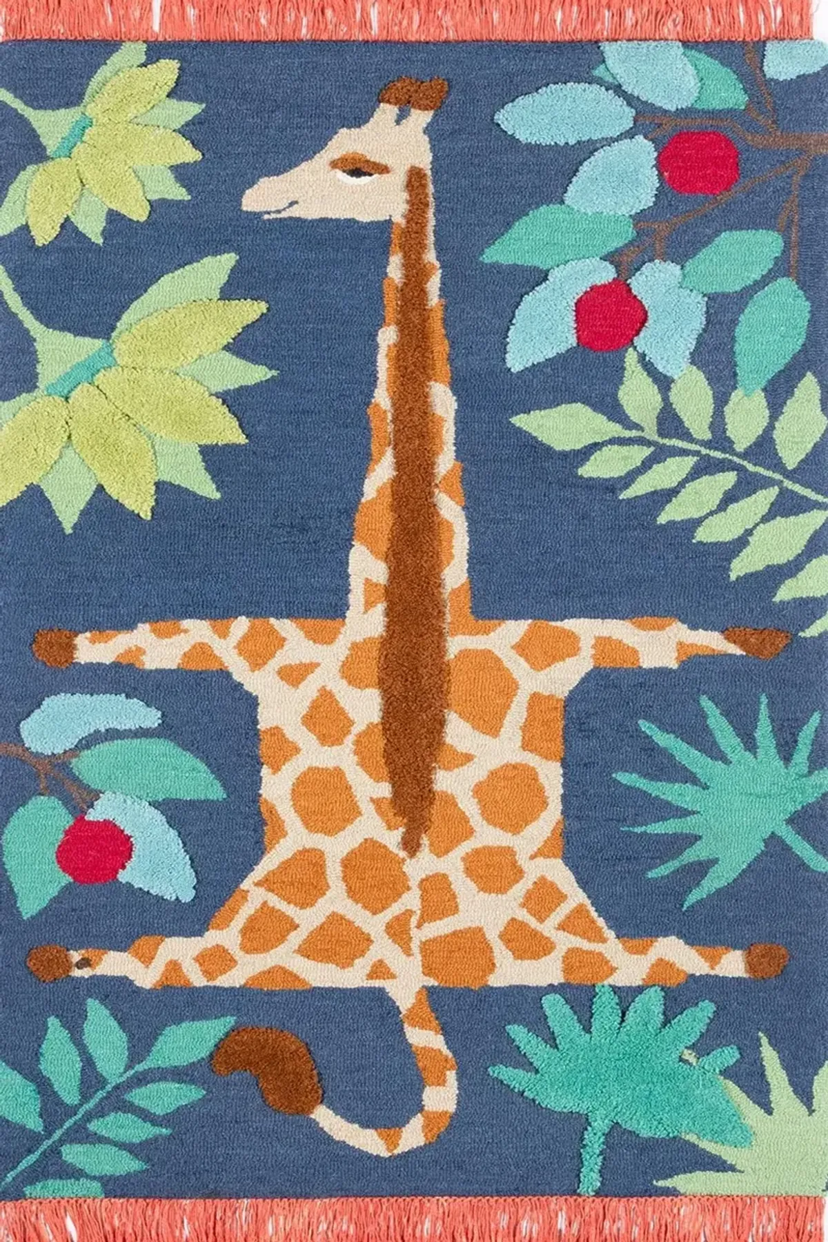 Atticus 5 x 7 Giraffe in Multicolor Area Rug