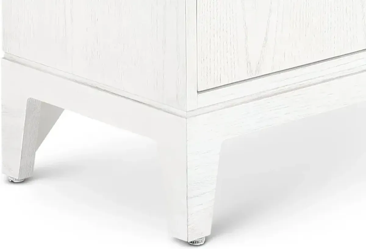 Molly Ivory White Storage Cabinet