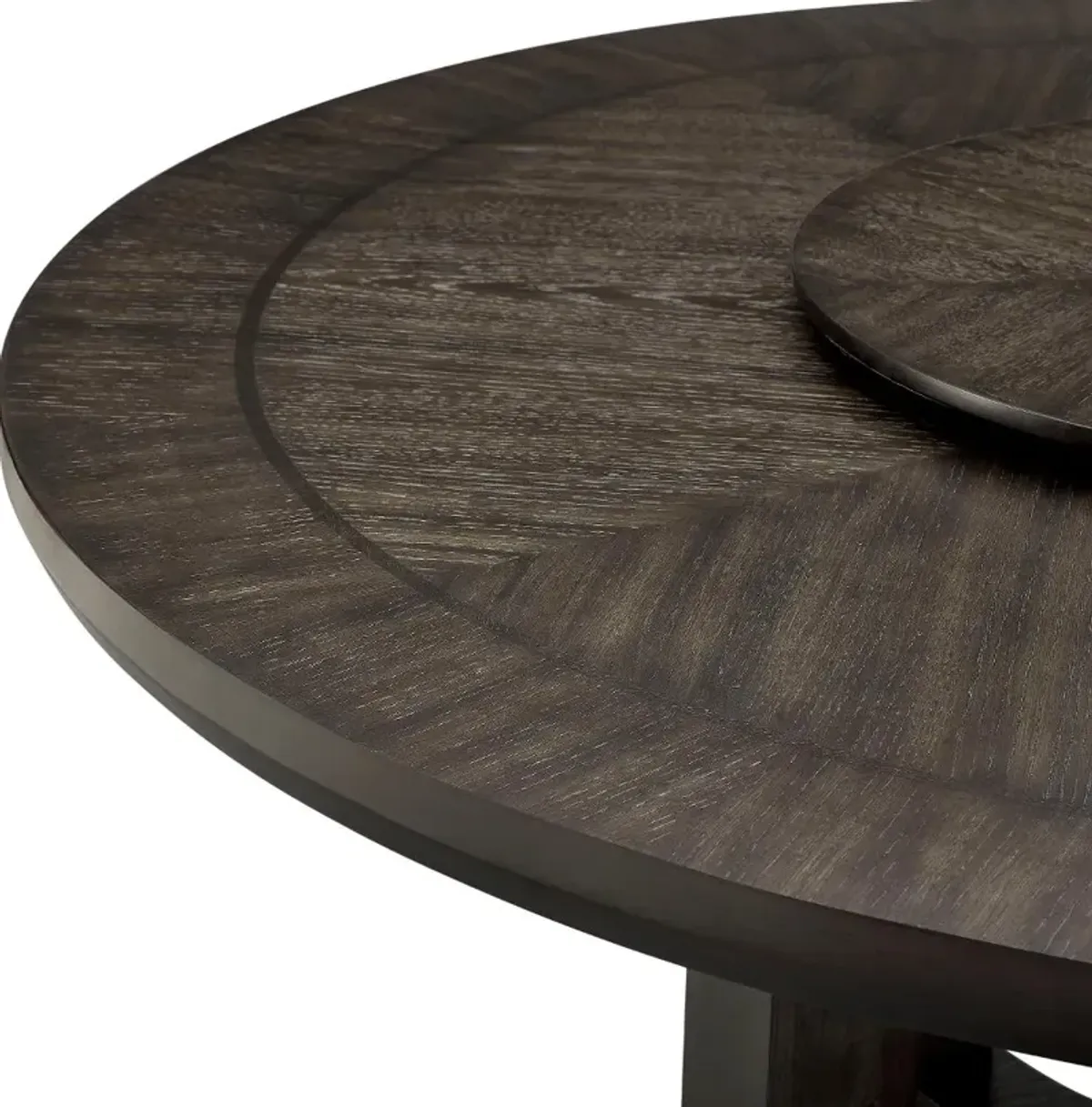 Jeffries Brown Round Dining Table