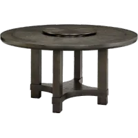 Jeffries Brown Round Dining Table