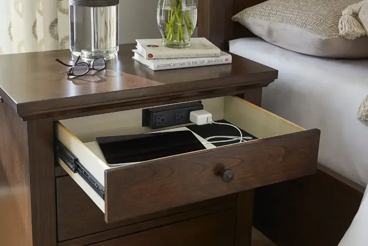 Cambridge Brown Cherry Nightstand