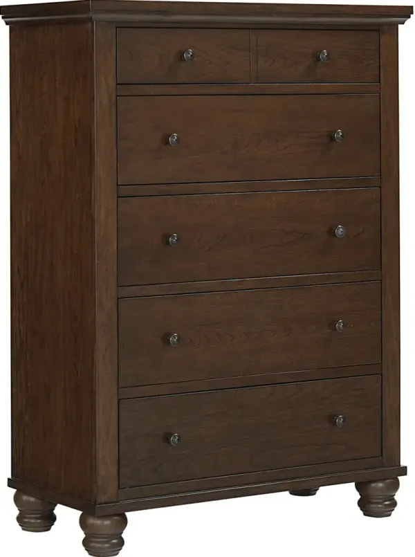Cambridge Brown Cherry Chest of Drawers