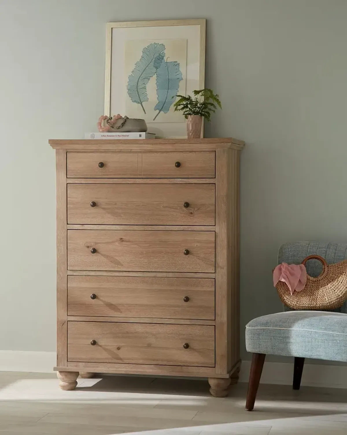 Cambridge Khaki Chest of Drawers