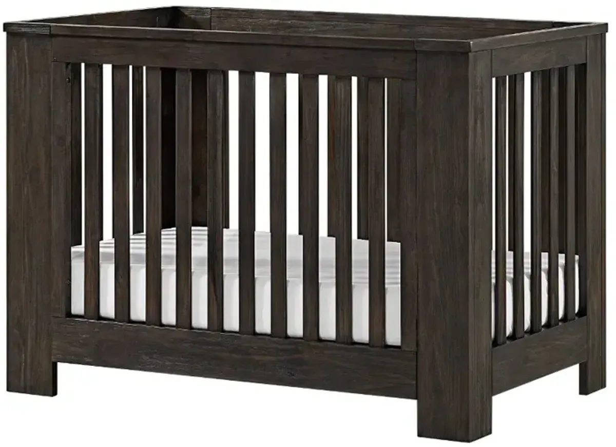 Bello Dark Brown Cottage Crib