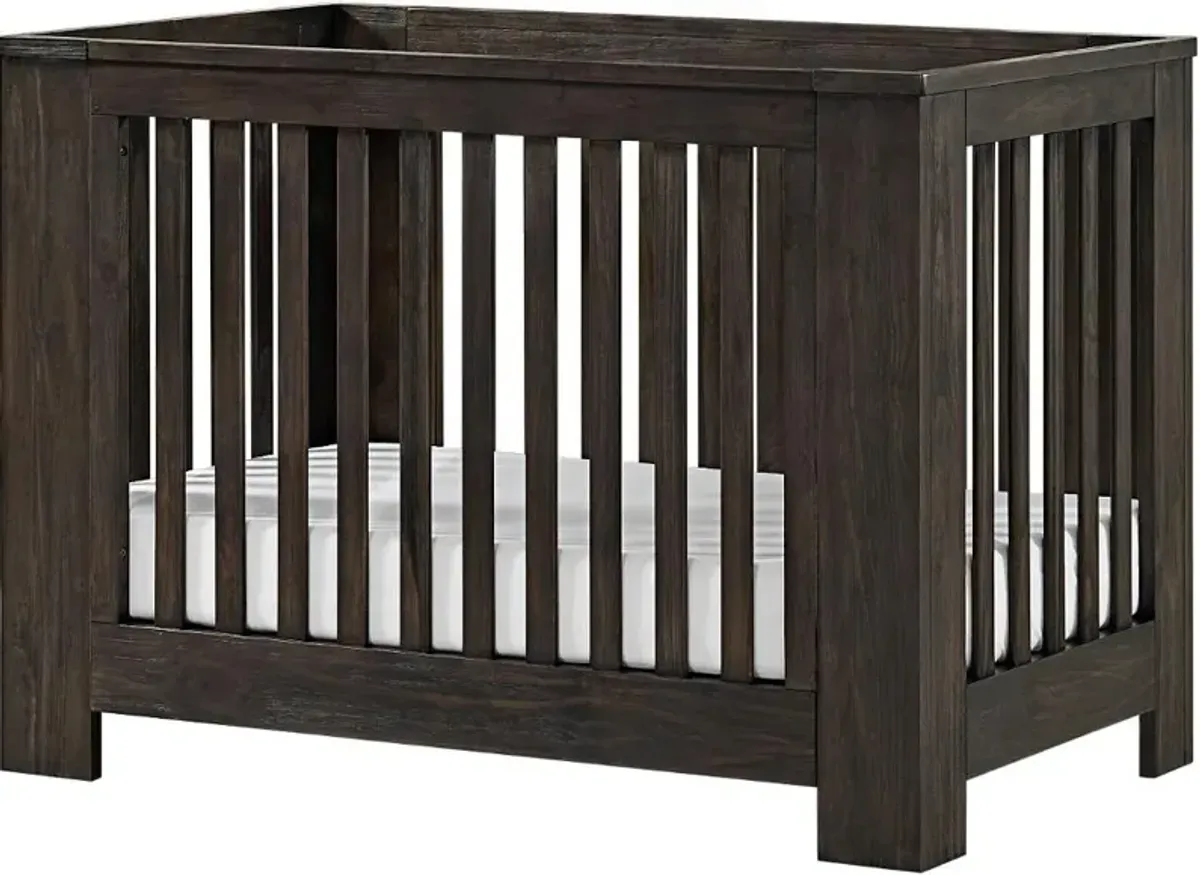 Bello Dark Brown Cottage Crib