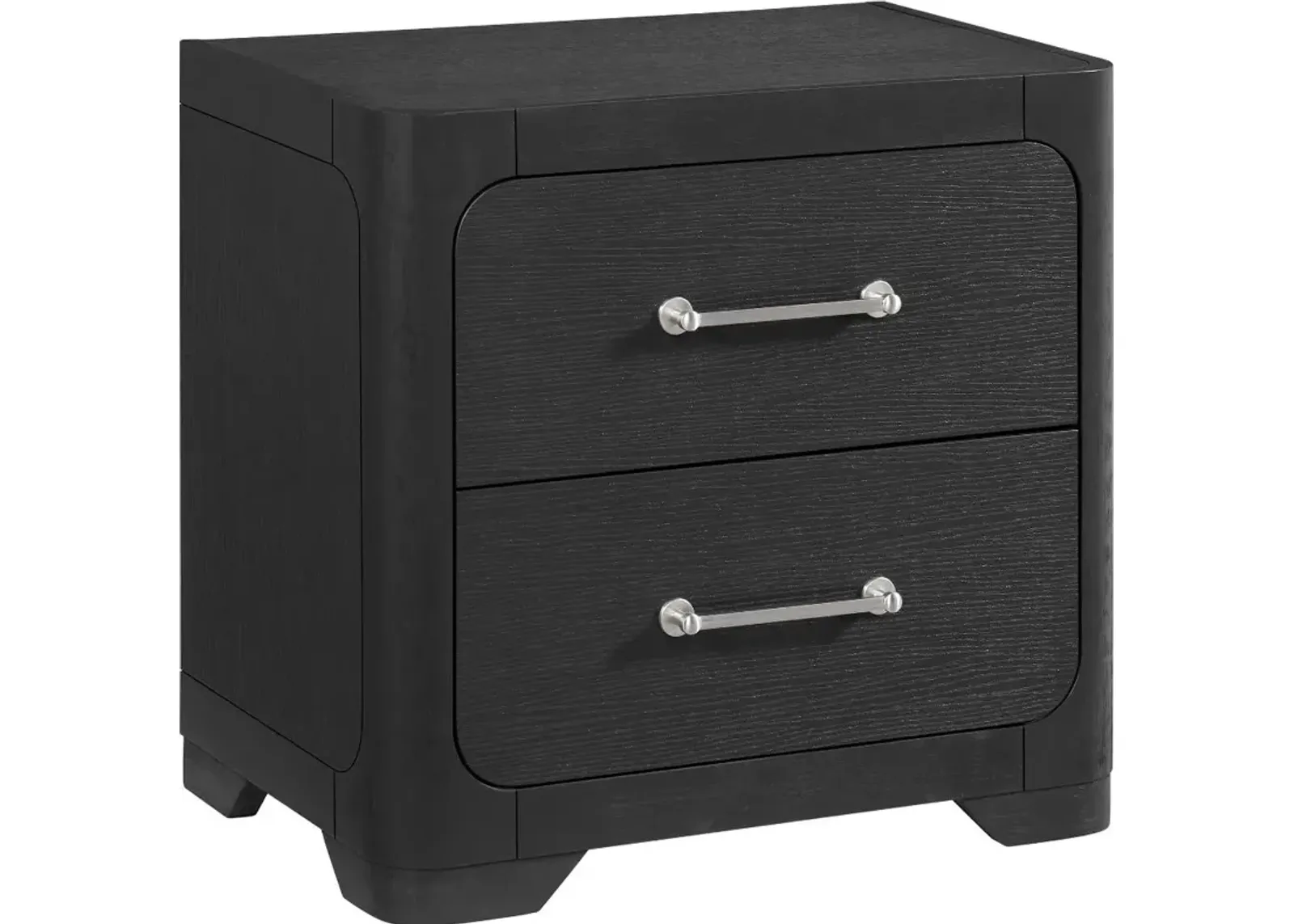 Loft Black Nightstand