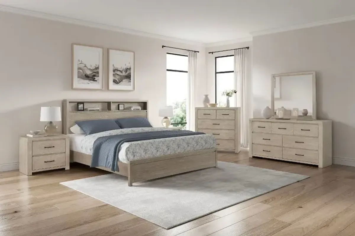 Oakhurst Natural Oak King Bed