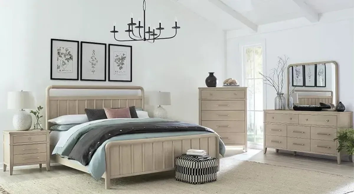 Camden Oak King Bed