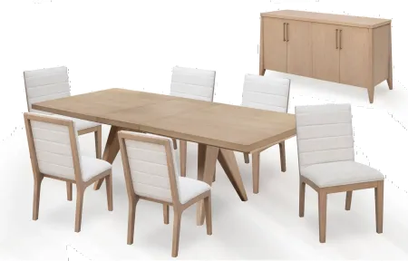 Sumire Ginger Ash Dining Table