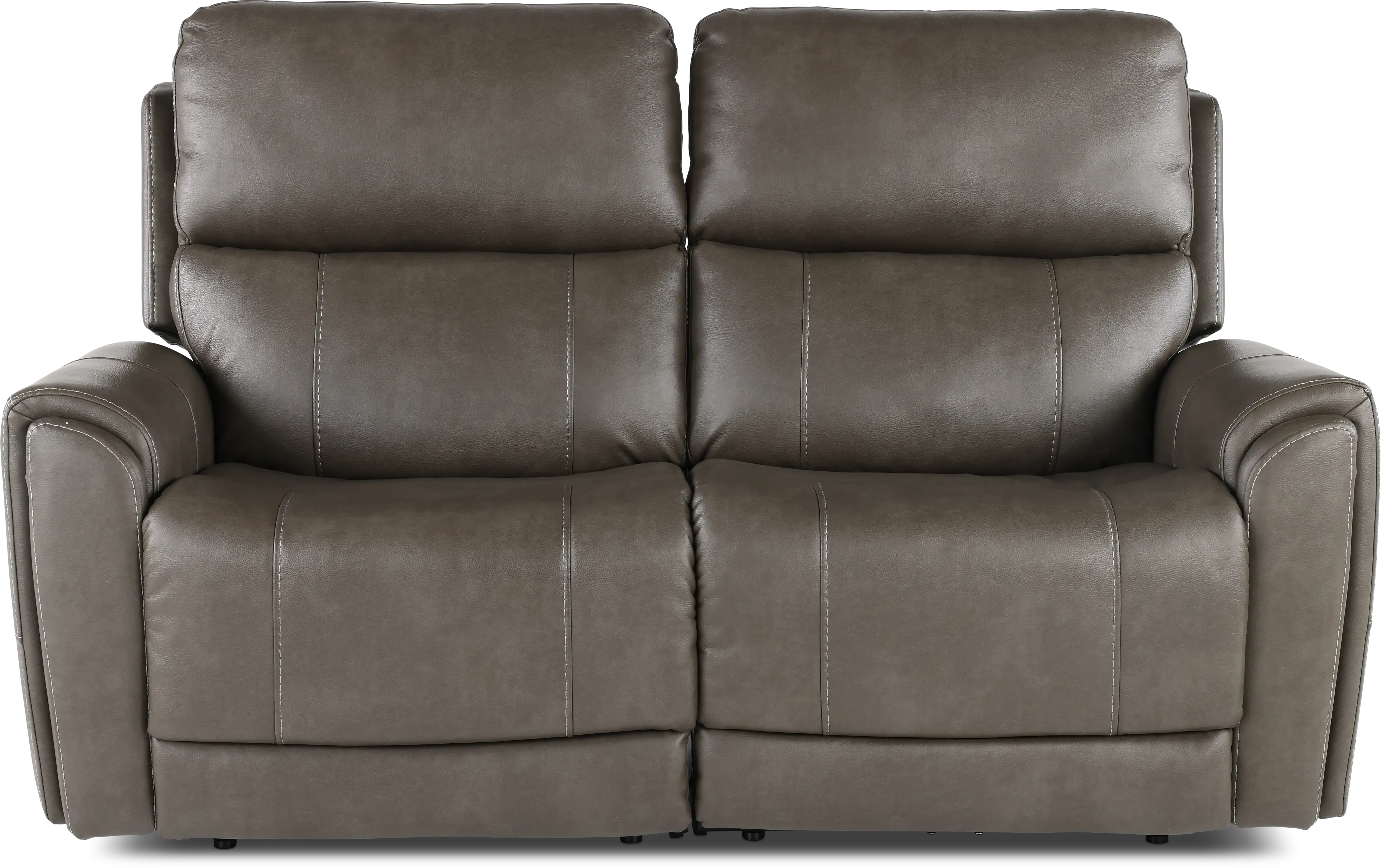 Damon Smoke Gray Power Reclining Loveseat