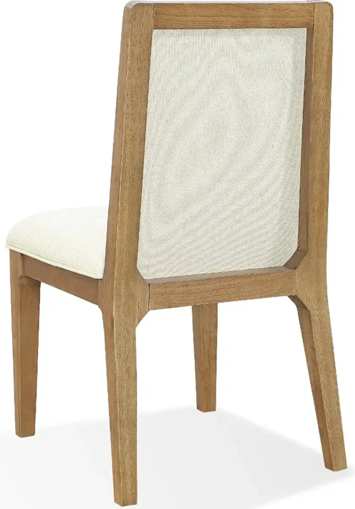 Sumire White Linen Upholstered Dining Chair