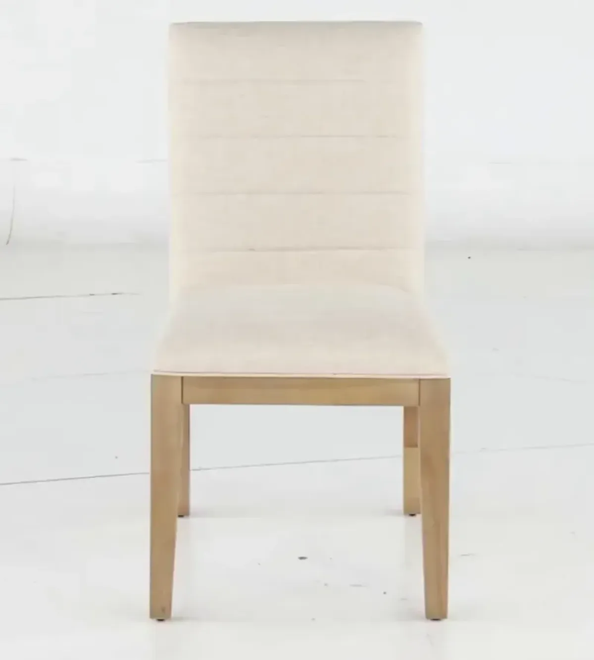 Sumire White Linen Upholstered Dining Chair