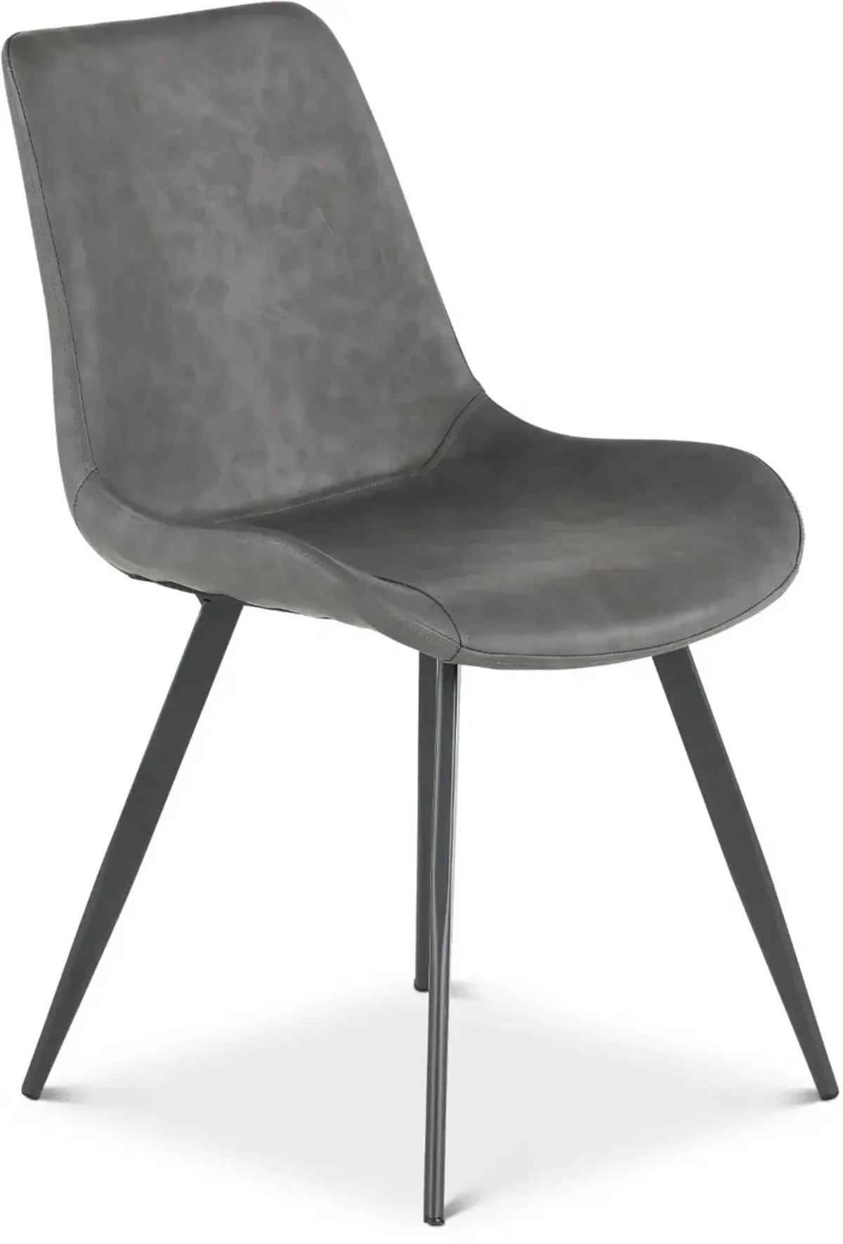 Brixley Dark Gray Upholstered Dining Chair