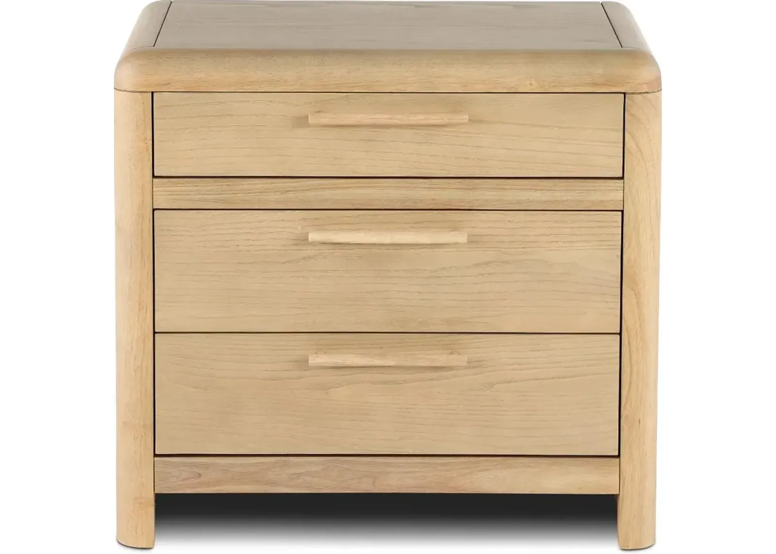 Furano Natural Ash 3-Drawer Nightstand