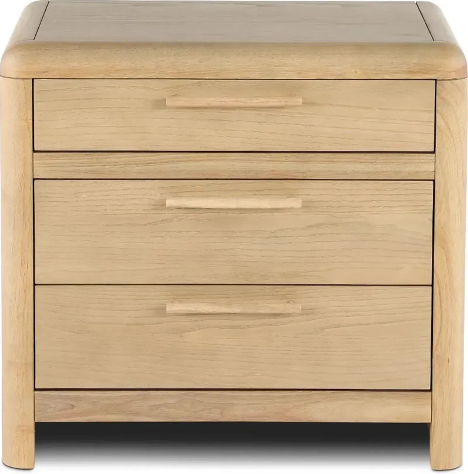 Furano Natural Ash 3-Drawer Nightstand