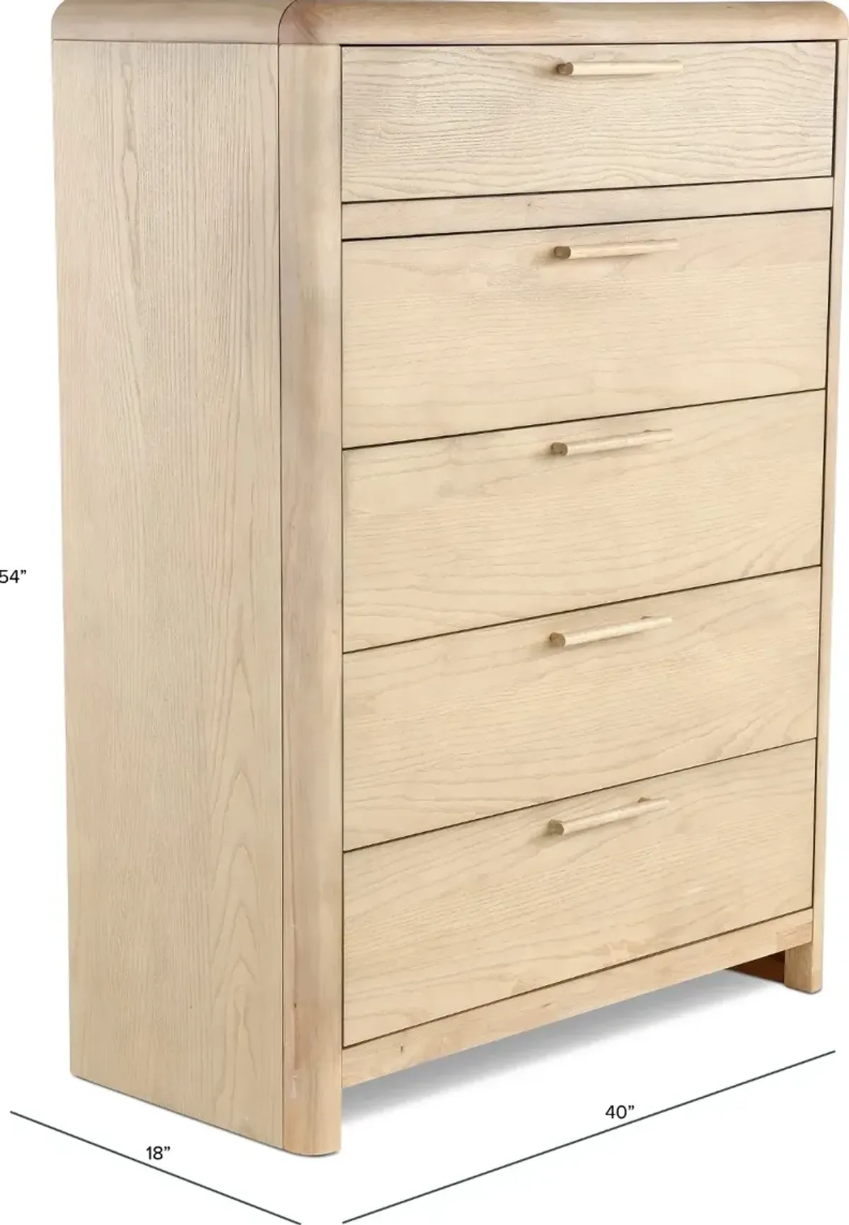 Furano Natural Ash Chest of Drawers