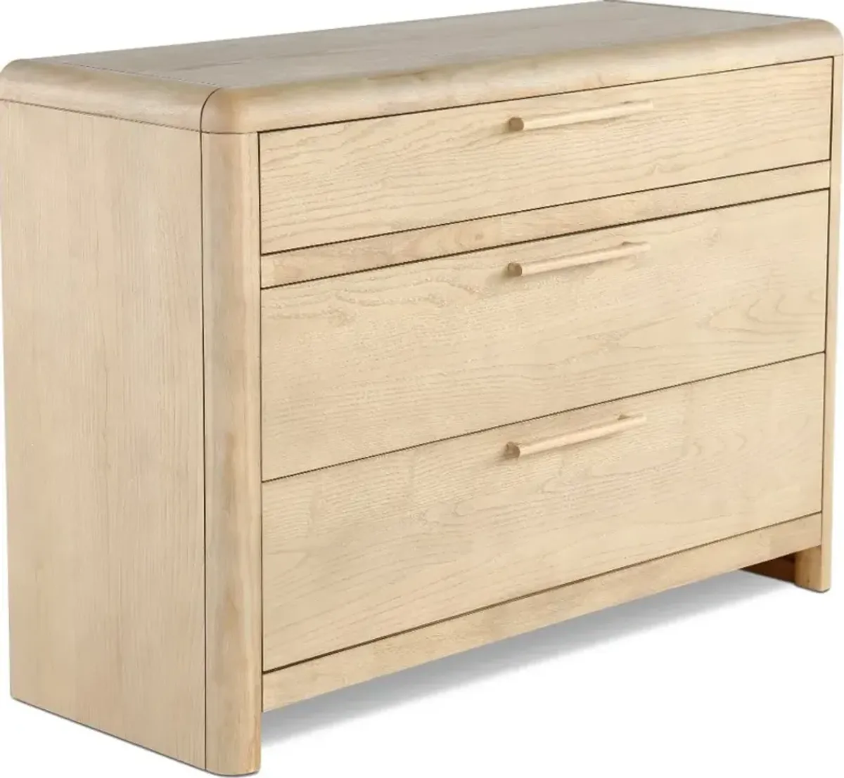 Furano Natural Ash 3-Drawer Bachelor's Chest