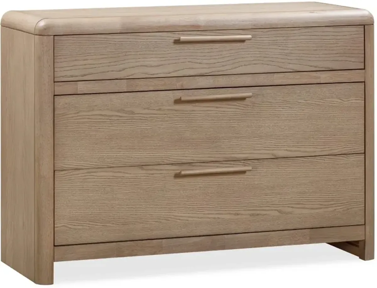 Furano Natural Ash 3-Drawer Bachelor's Chest