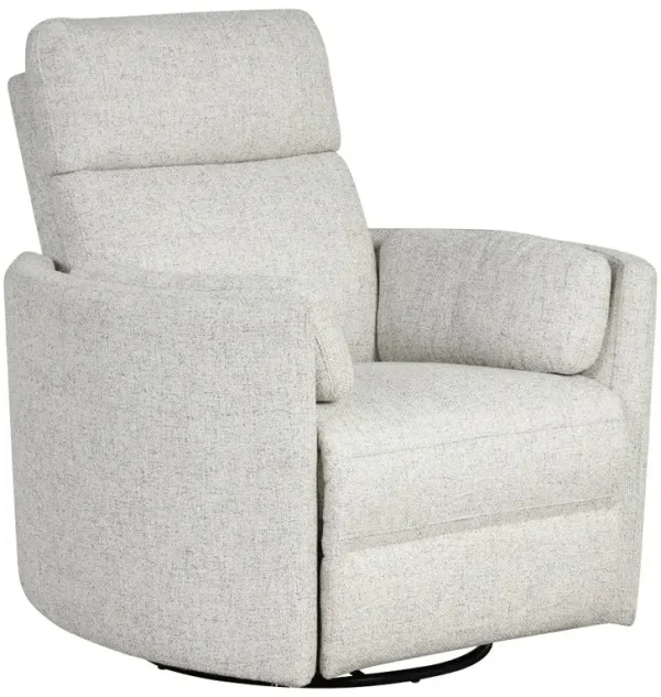 McCartney Off-White Swivel Glider Power Recliner
