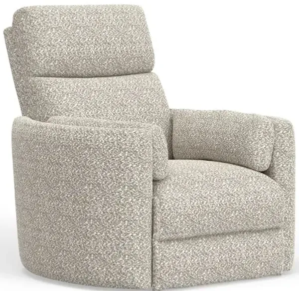 McCartney Ivory Swivel Glider Power Recliner