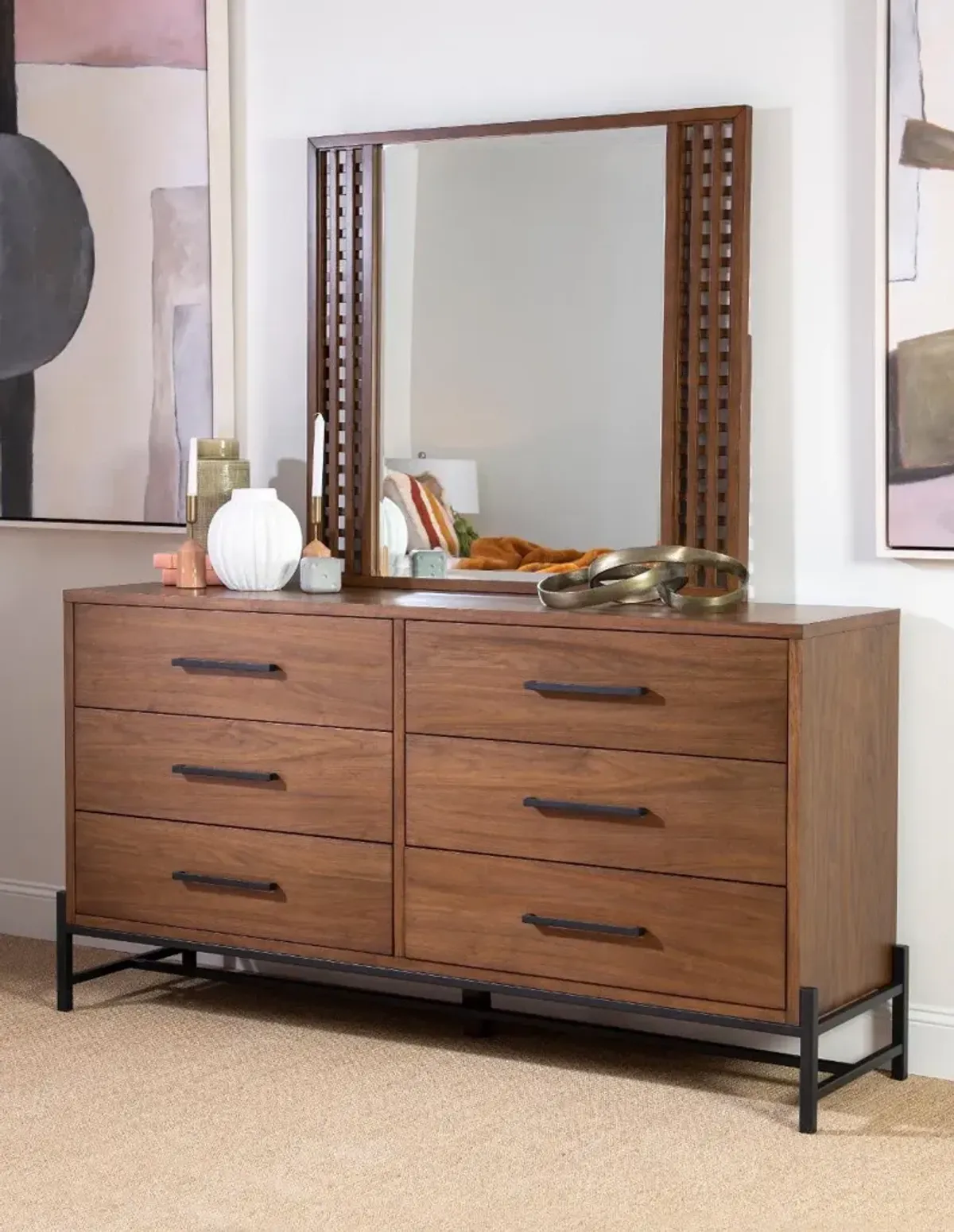 Midland Brown Dresser