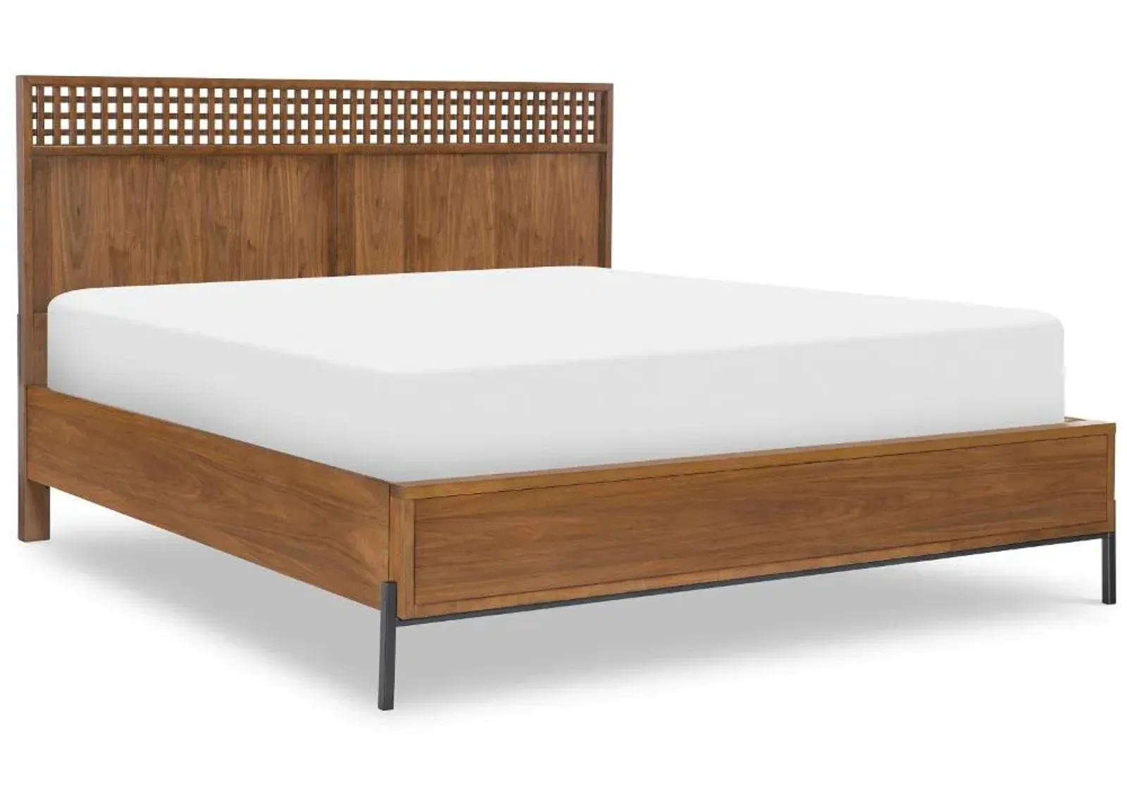 Midland Brown King Platform Bed