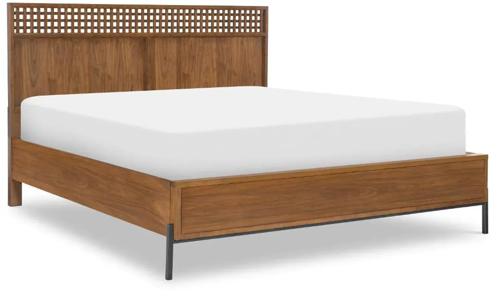 Midland Brown King Platform Bed