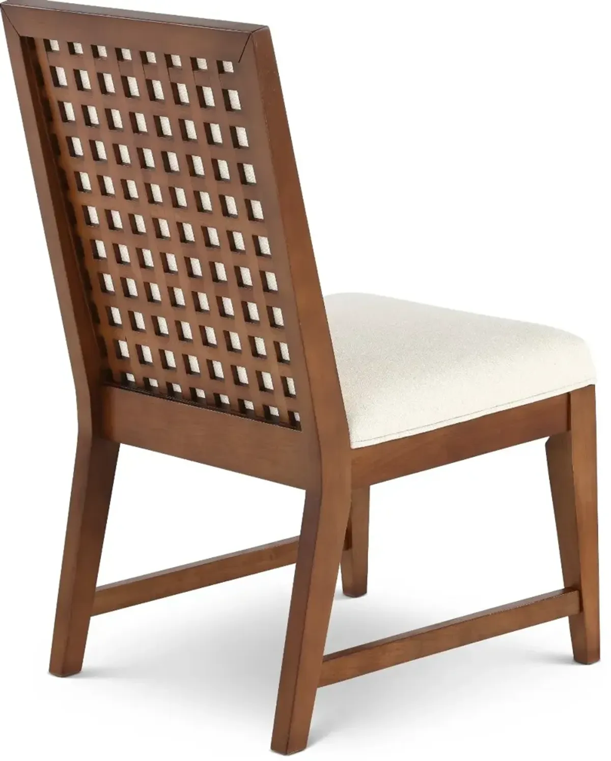 Midland Brown and White Dining Chair