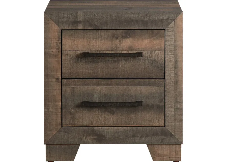 North Pass Brown Nightstand