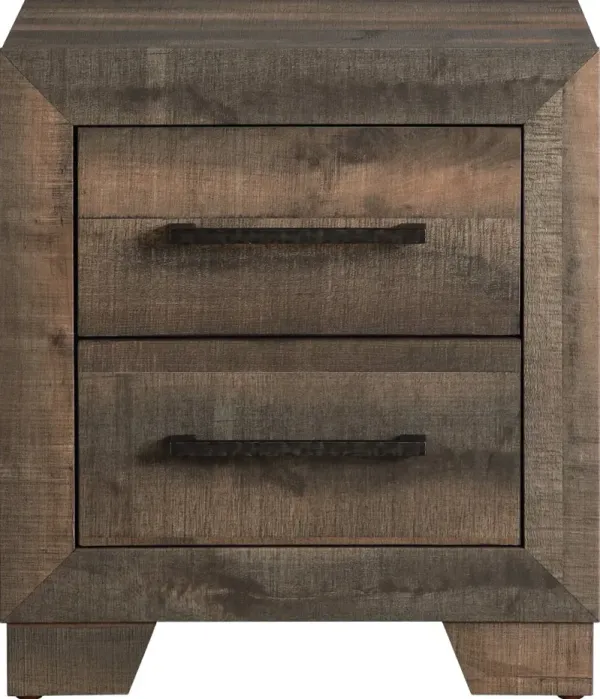 North Pass Brown Nightstand