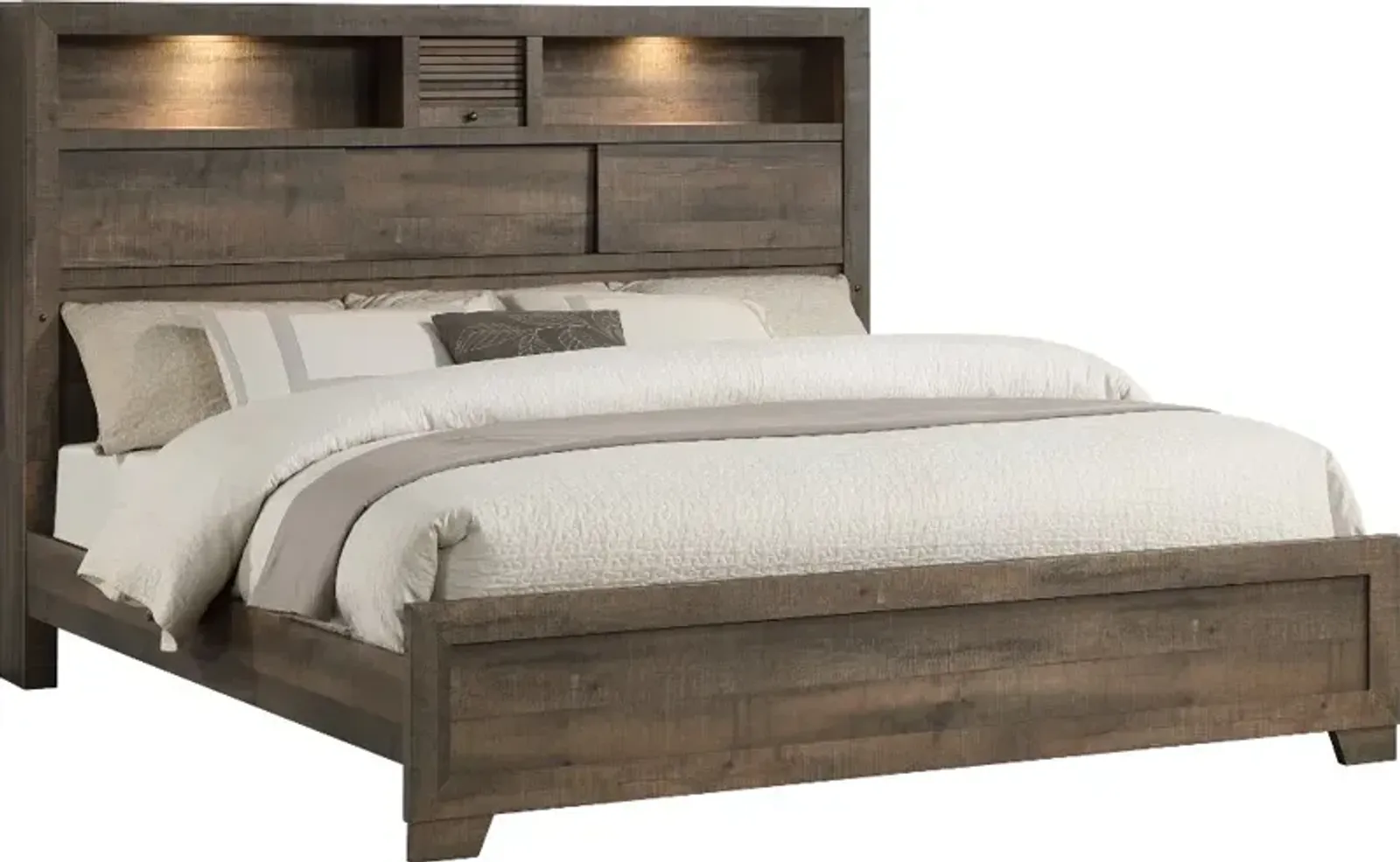 North Pass Brown King Bed