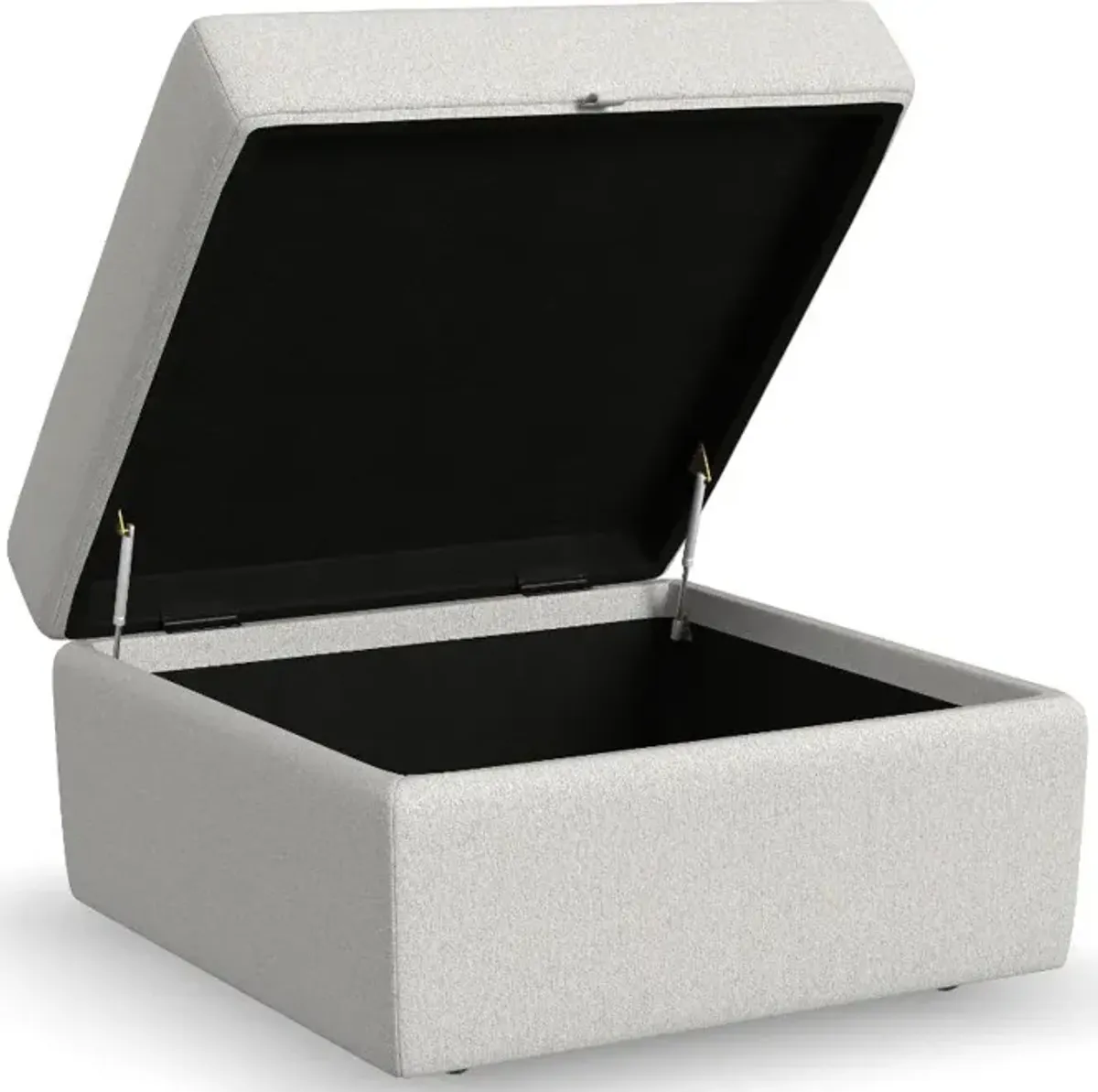 Flex Taupe Ottoman with Storage