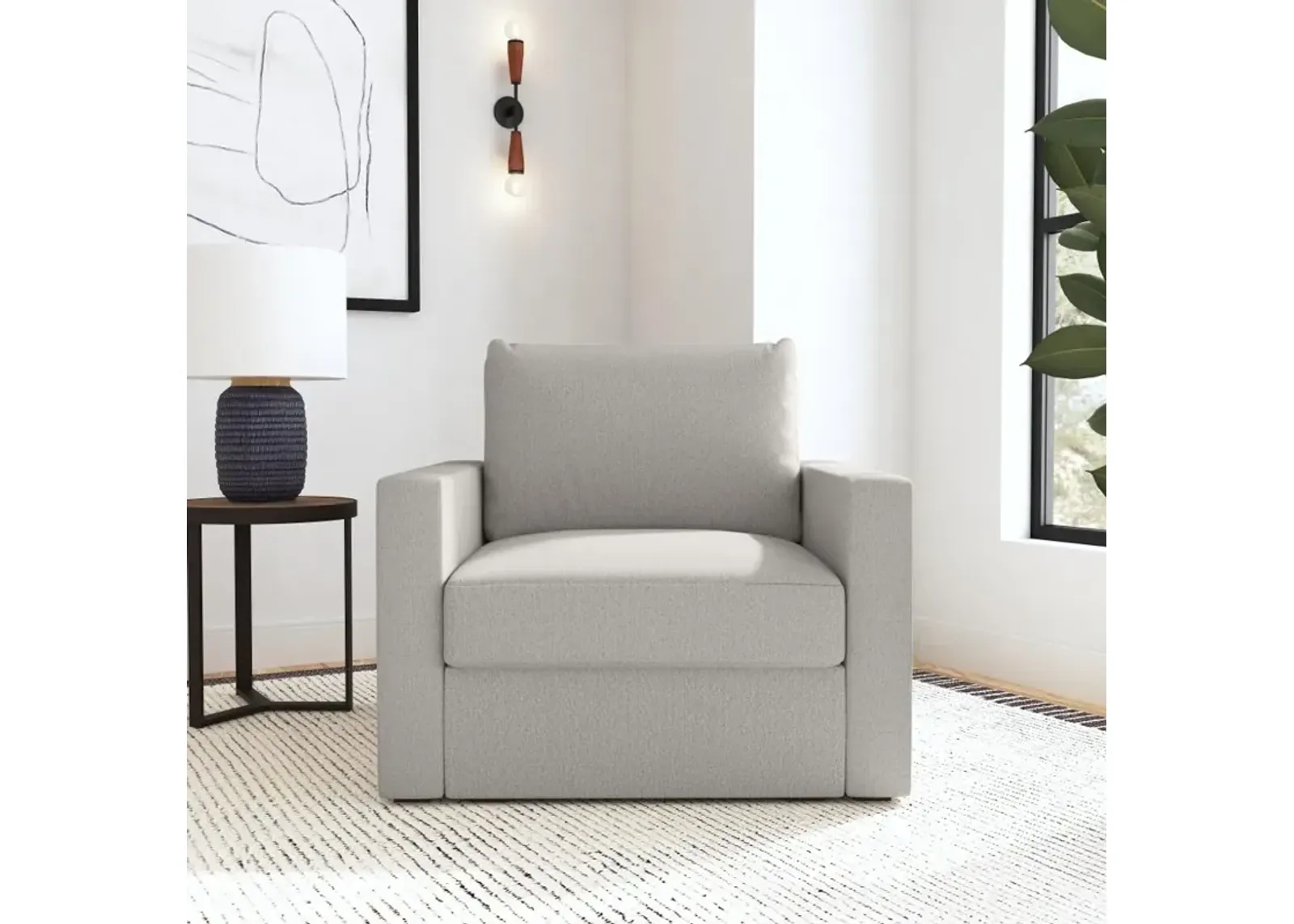 Flex Taupe Armchair