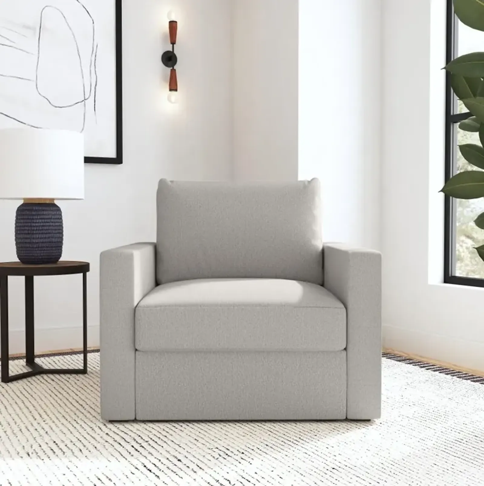 Flex Taupe Armchair