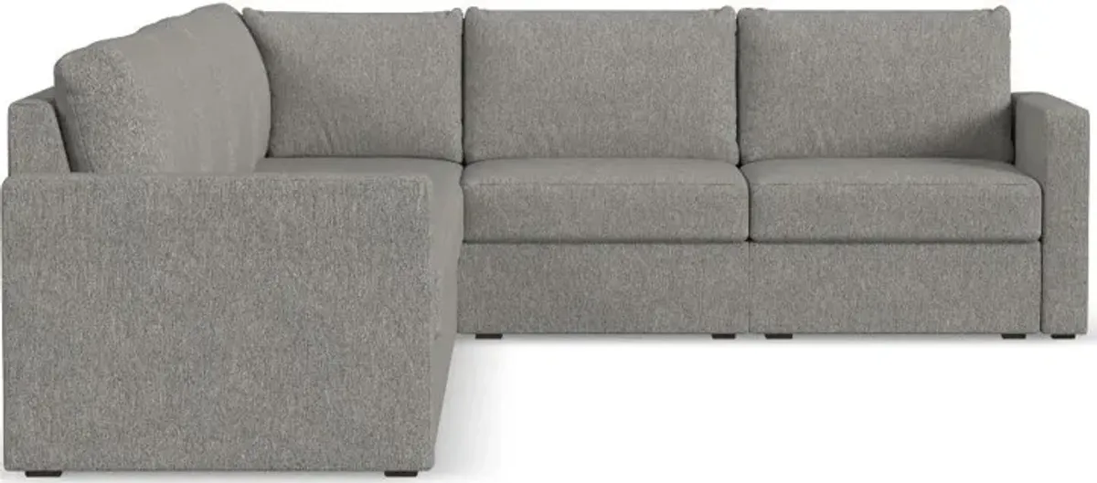 Flex Gray 6-Seat Modular Sectional