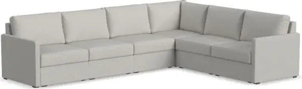 Flex Taupe 6-Seat Modular Sectional