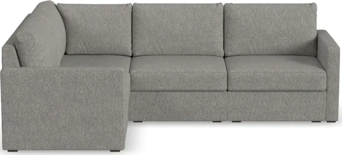 Flex Gray 4-Seat Modular Sectional