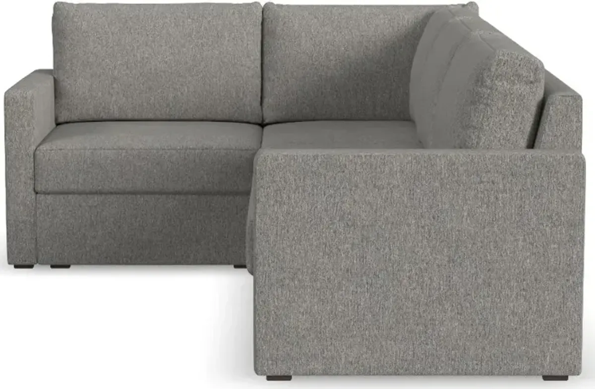 Flex Gray 4-Seat Modular Sectional