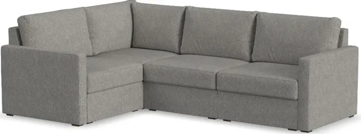 Flex Gray 4-Seat Modular Sectional