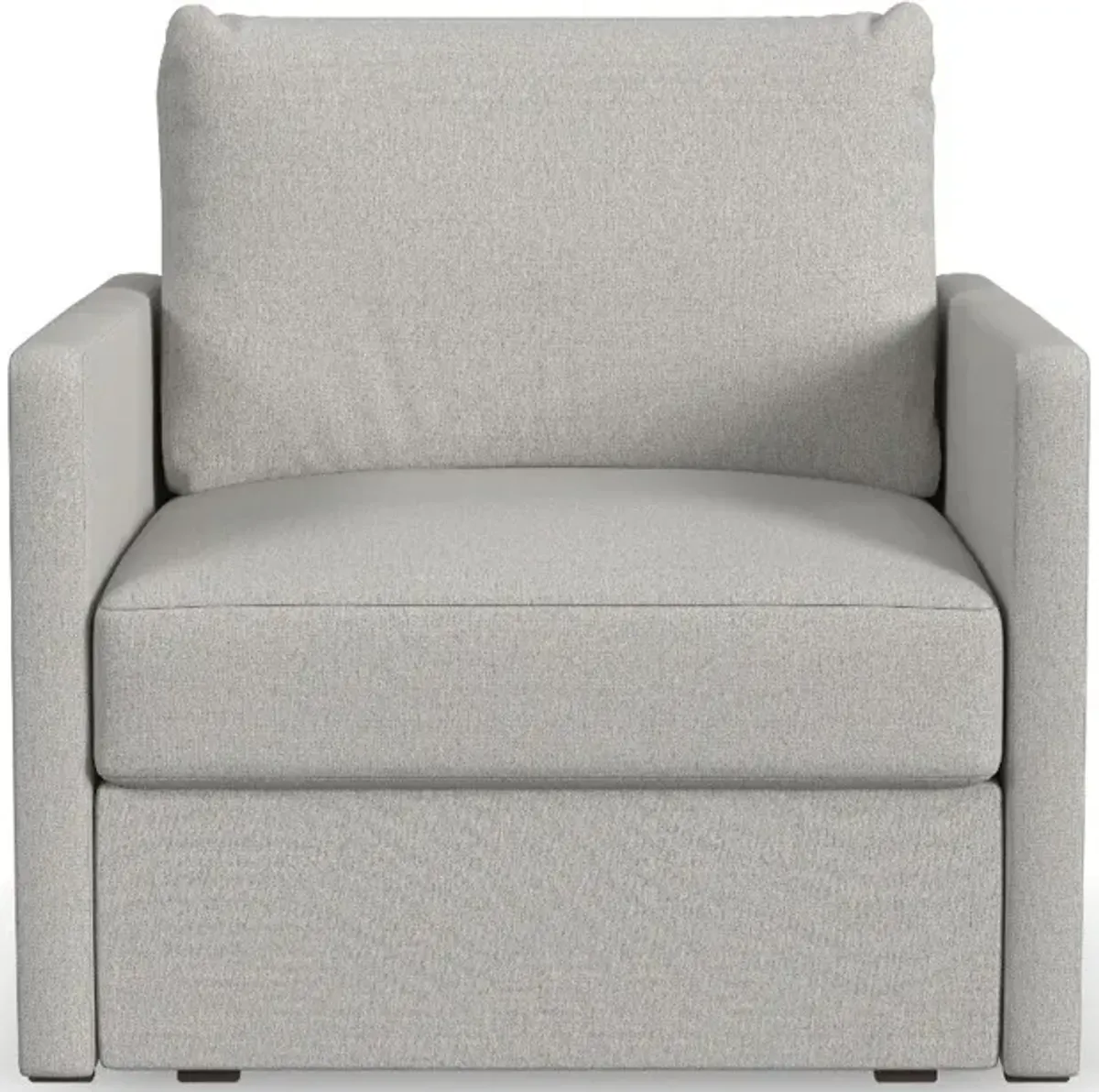 Flex Taupe Armchair with Narrow Arm