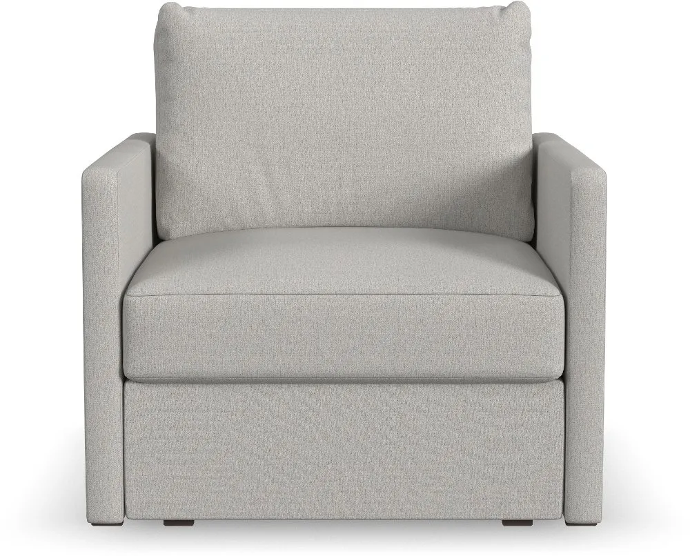 Flex Taupe Armchair with Narrow Arm