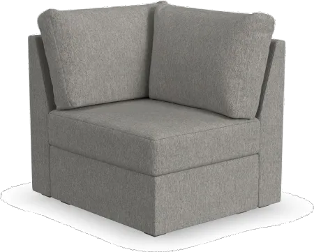 Flex Gray Sectional Corner Chair