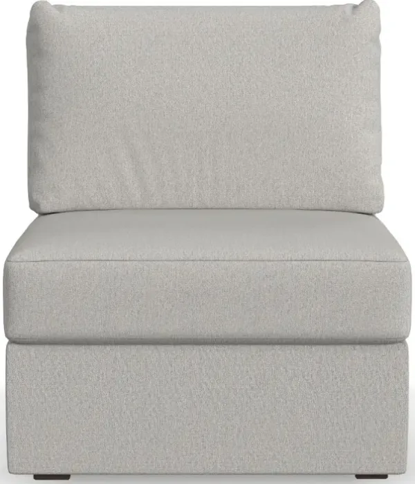 Flex Taupe Sectional Armless Chair