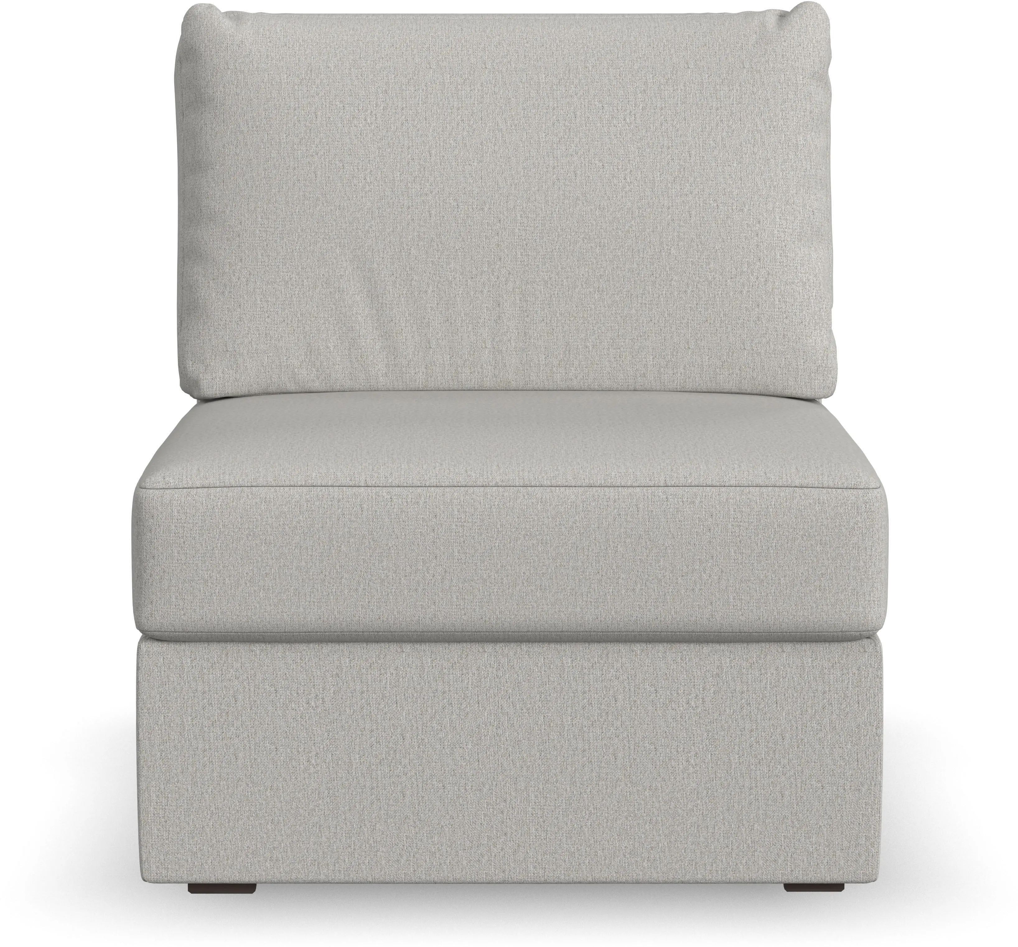 Flex Taupe Sectional Armless Chair