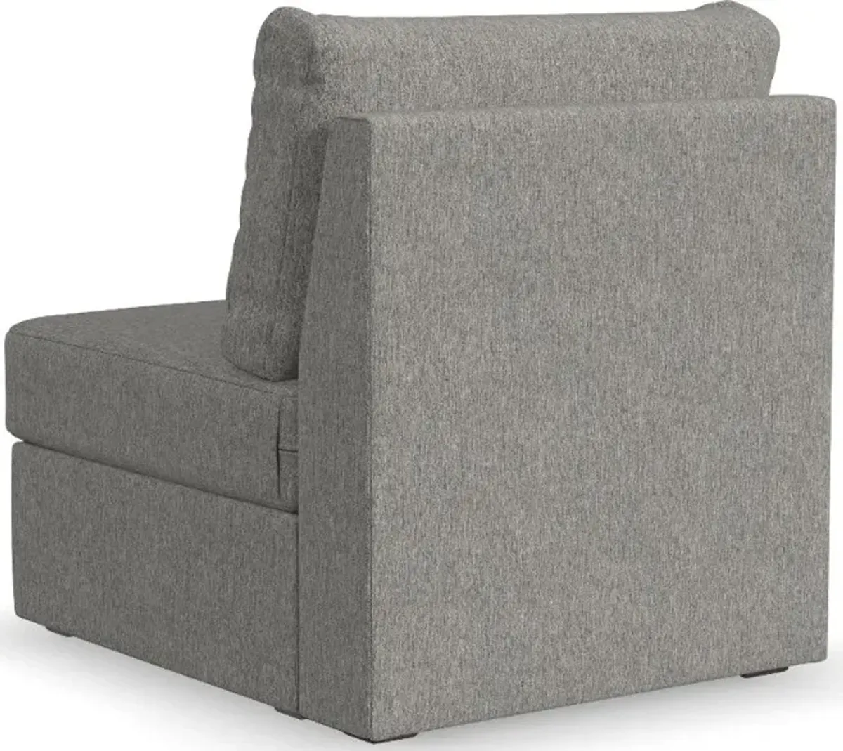 Flex Gray Sectional Armless Chair