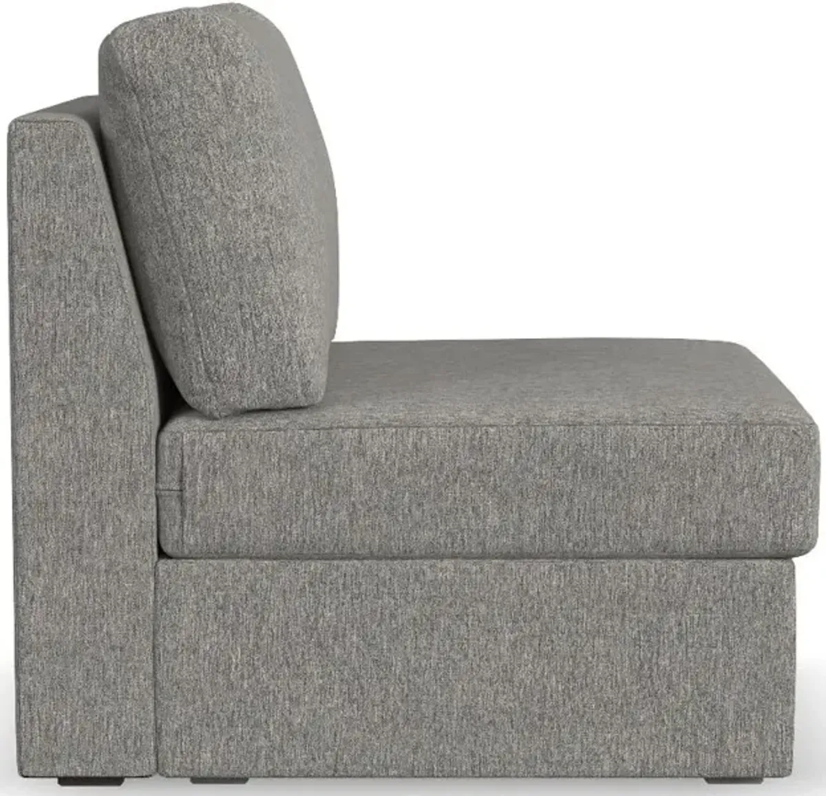 Flex Gray Sectional Armless Chair