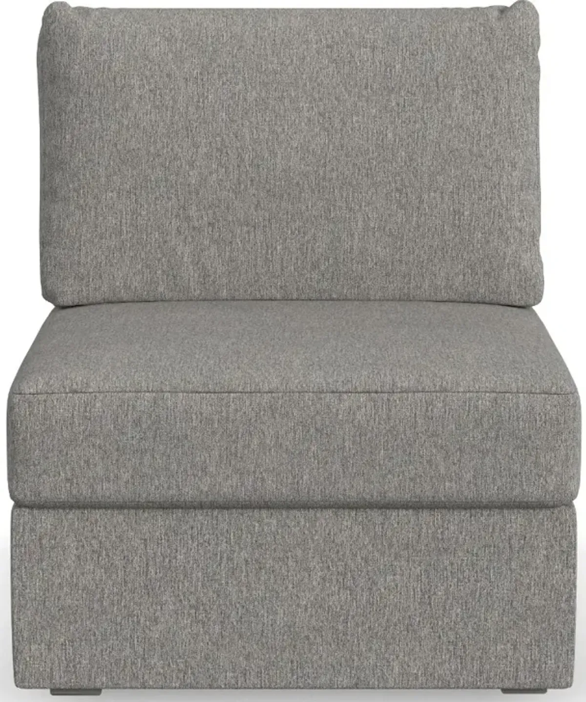 Flex Gray Sectional Armless Chair